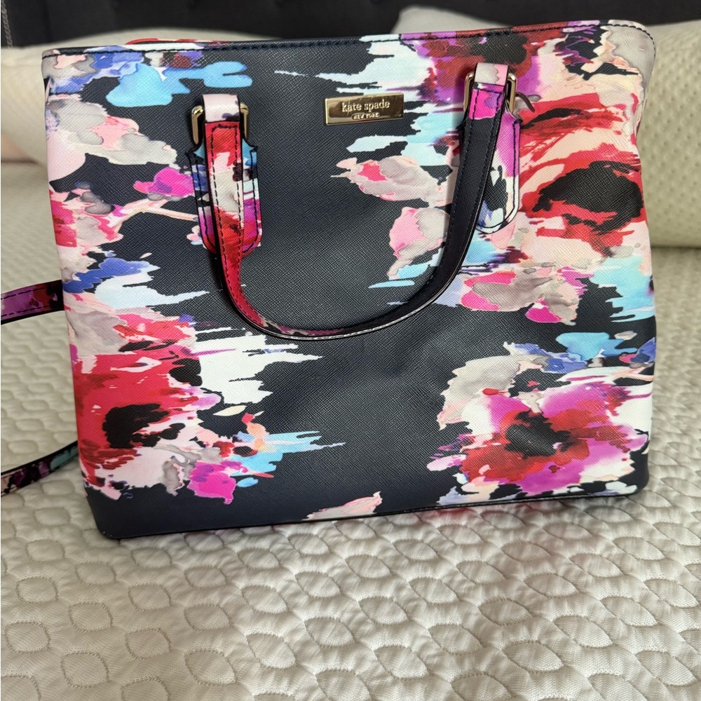 Kate Spade Laurel Way Evangelie Bag in Blurry Floral NWOT